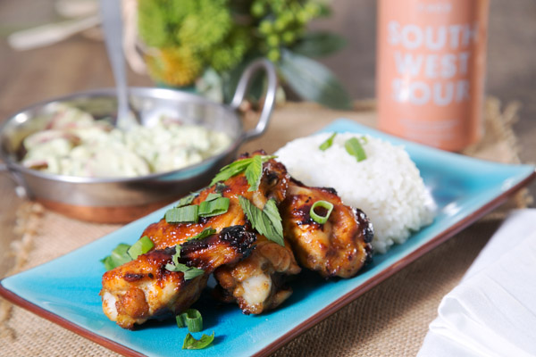 Tandoori Chicken Wings with Mango Chutney