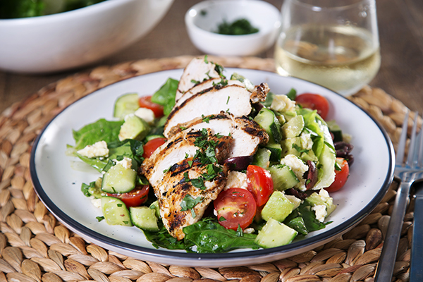 Simple Mediterranean Grilled Chicken