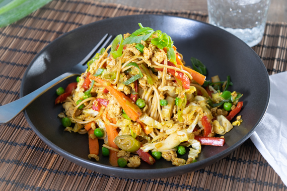 Quick and Easy Chicken Chow Mein with Egg Noodles and Plenty of Veg