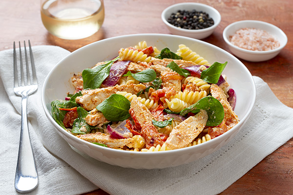 Roasted Paprika Chicken Pasta with Fetta