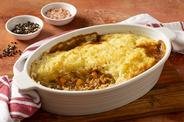 Cottage Pie with Parsnip and Potato Mash Topping