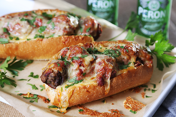 Mediterranean Beef and Lamb Meatball Sub