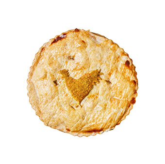 2 Each Butter Chicken Pie
